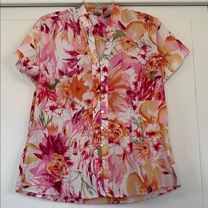 Floral Button-Up Shirt